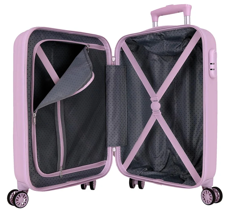 3081141 TROLLEY ABS 50CM. 4R. MOVOM NEW ADVENTURE LILA