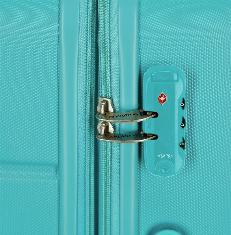 5989465 SET/3 TROLLEY ABS 55-68-78CM. 4R. MOVOM GALAXY TURQU