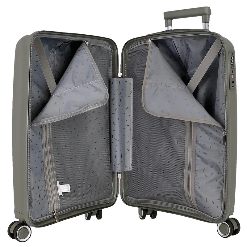 5329424 SET/3 TROLLEY PP 55-68-78CM. 4R. MOVOM INARI GRIS