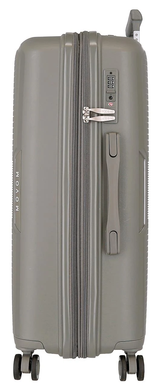 5329424 SET/3 TROLLEY PP 55-68-78CM. 4R. MOVOM INARI GRIS