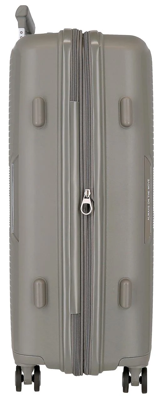 5329424 SET/3 TROLLEY PP 55-68-78CM. 4R. MOVOM INARI GRIS