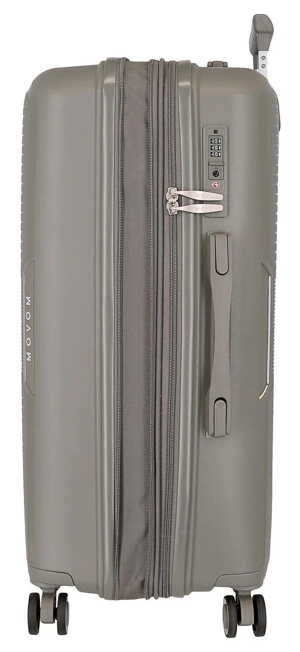 5329424 SET/3 TROLLEY PP 55-68-78CM. 4R. MOVOM INARI GRIS