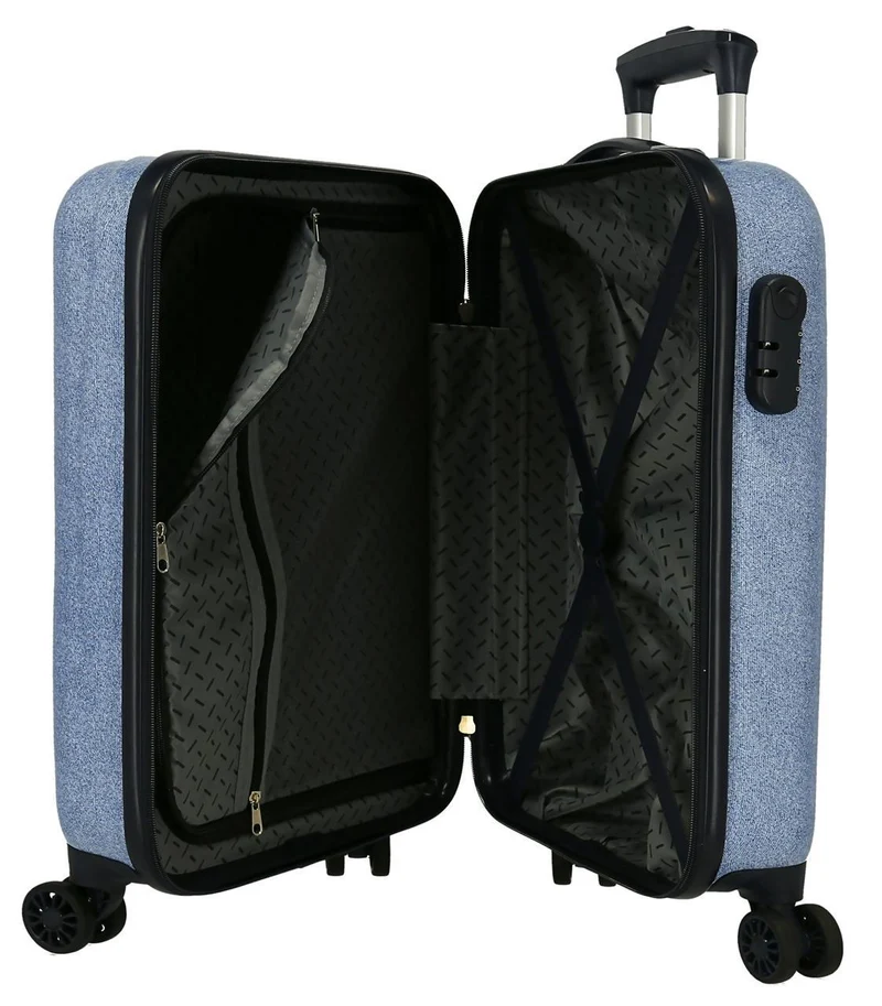 2751921 SET/2 TROLLEY ABS 55-68CM. 4R. MOVOM WILD FLOWERS