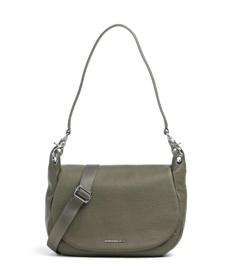 Mandarina Duck Mellow Leather Bolso de hombro winter olive