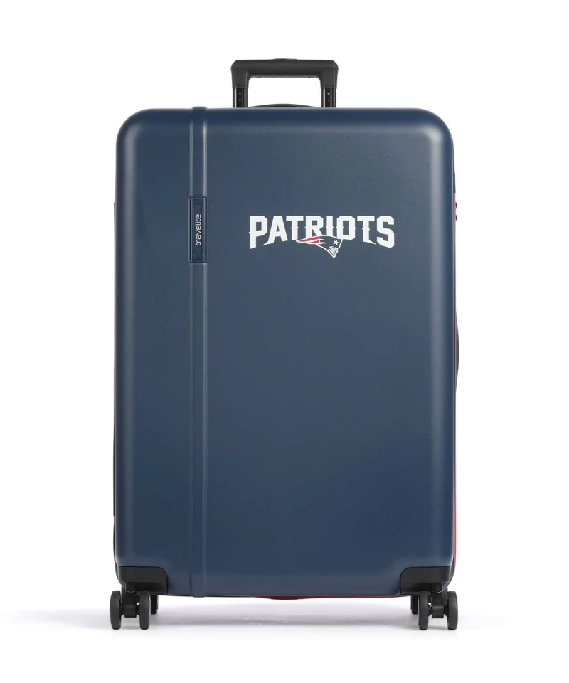 Travelite NFL Maleta con 4 ruedas new england patriots
