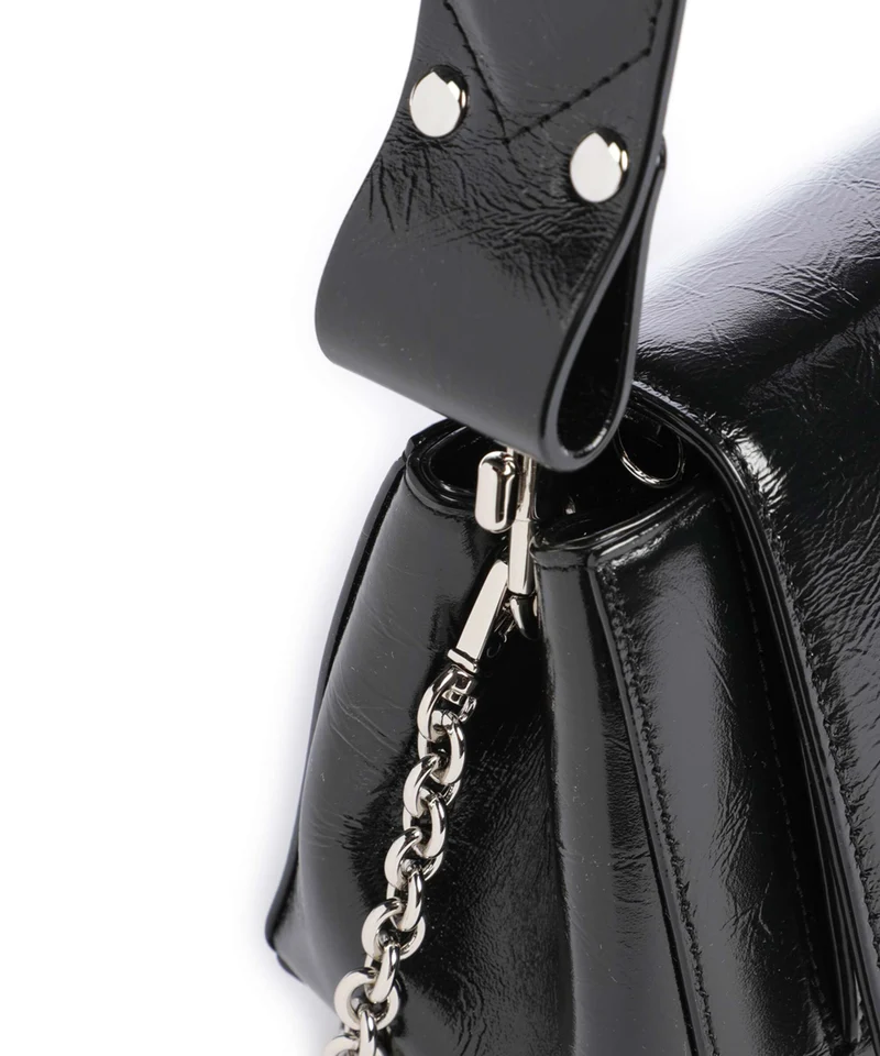 Vivienne Westwood Hazel Naplak Medium Bolso de hombro black