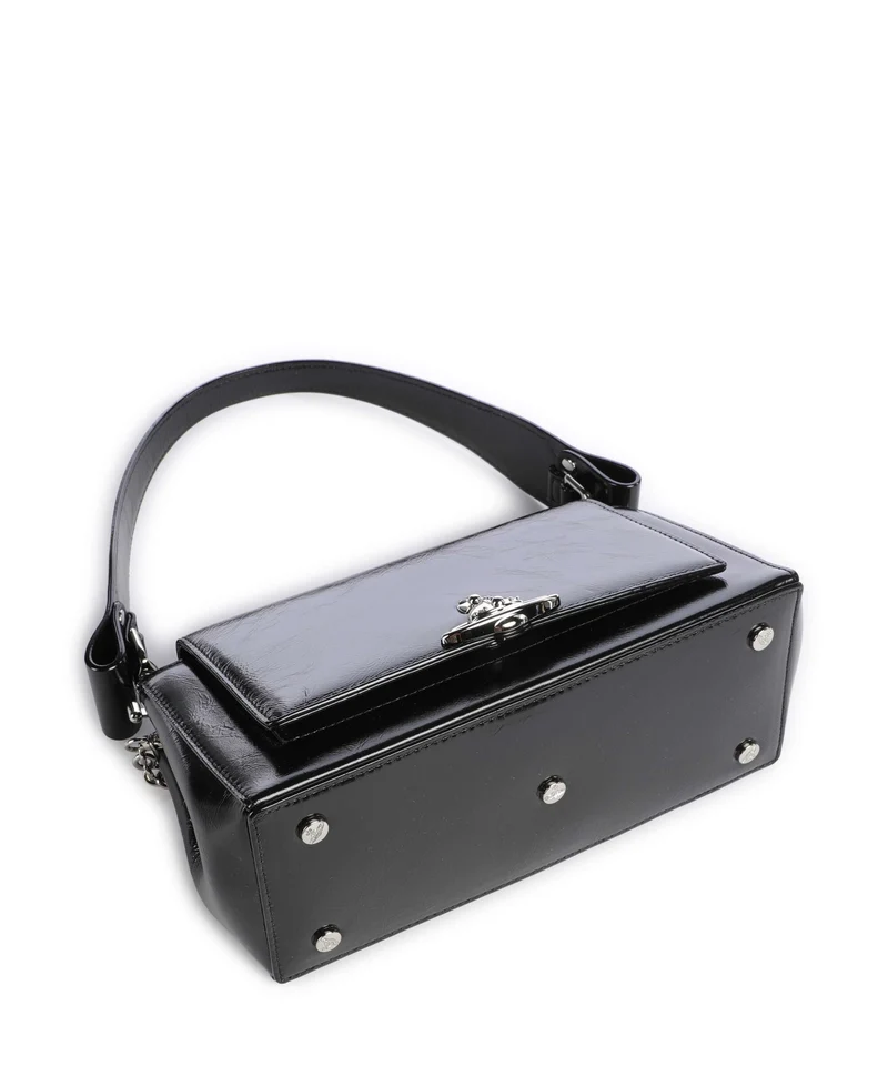 Vivienne Westwood Hazel Naplak Medium Bolso de hombro black