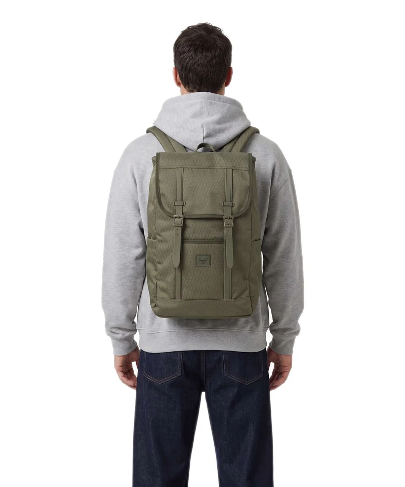 Herschel Retreat 23 Mochila ivy green diamond