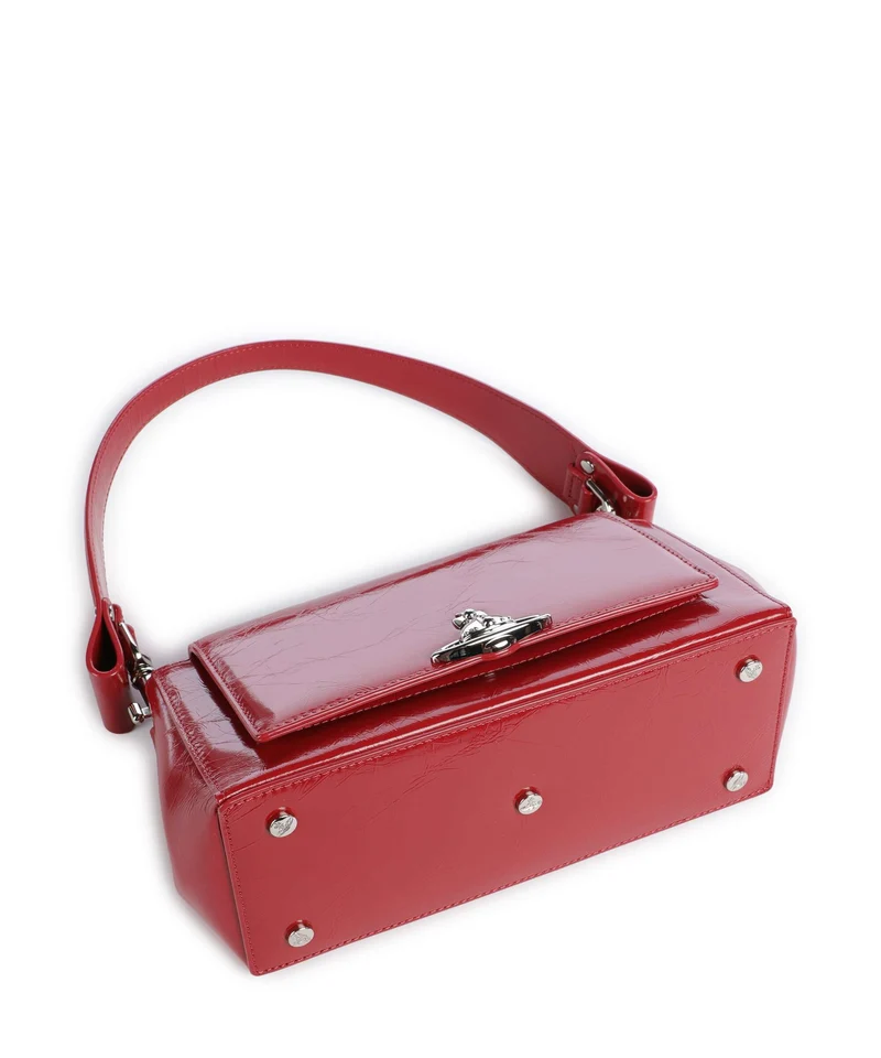 Vivienne Westwood Hazel Naplak Medium Bolso de hombro red