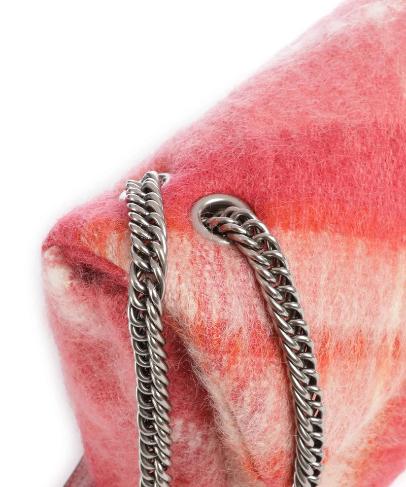 Vivienne Westwood Anita Tartan Mohair M Bolso de hombro fraser pink