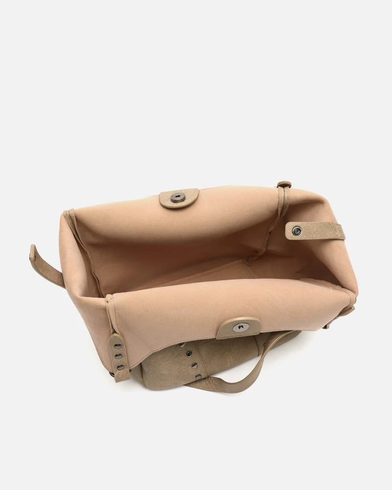 Serenity bolso de hombro con neceser extraíble y detalles metálicos
