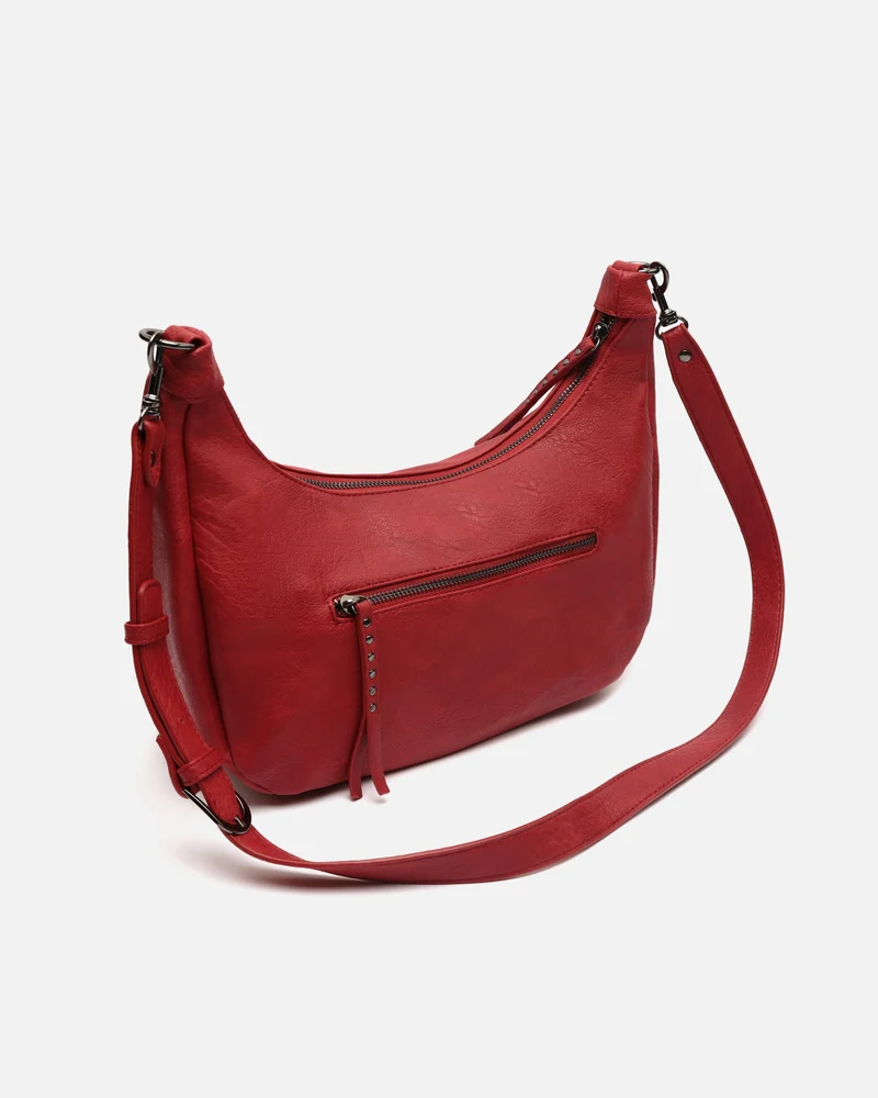 Serenitys bolso bandolera con detalles metálicos