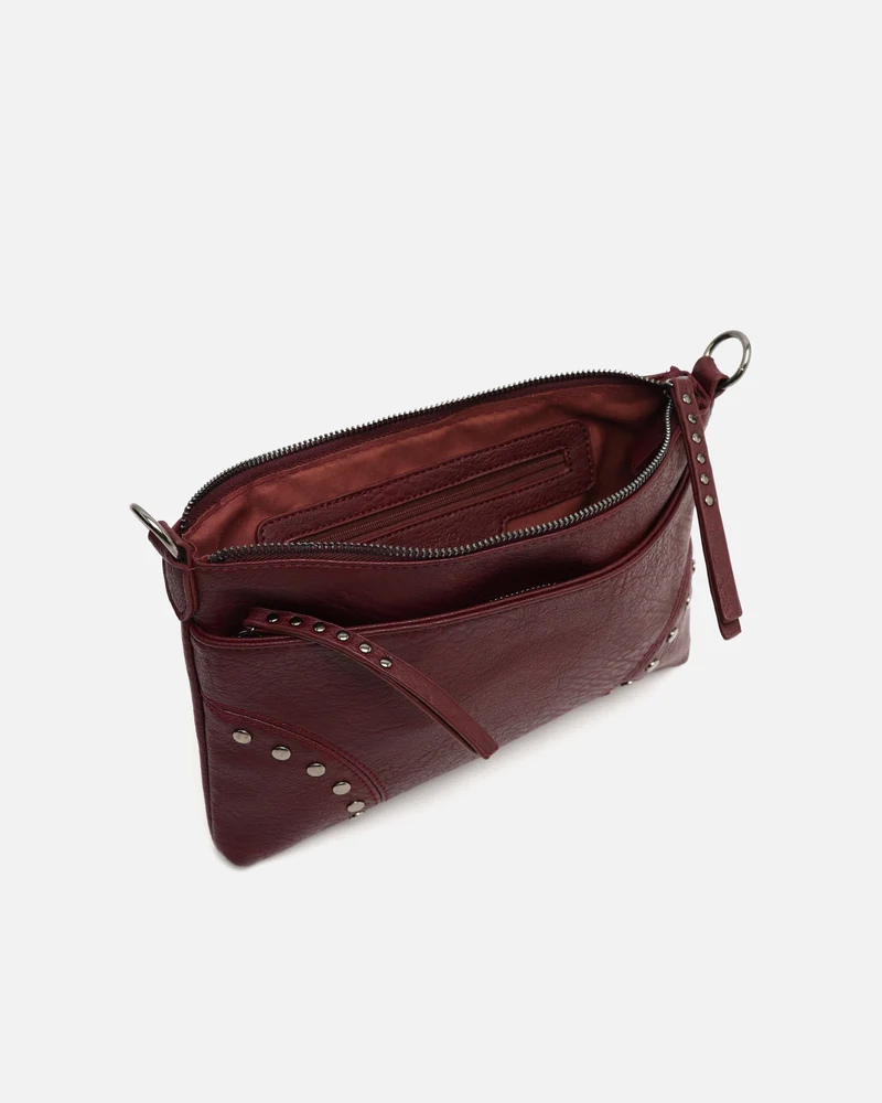 Sereny bolso bandolera pequeño con detalles metálicos
