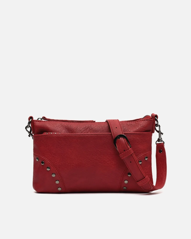 Sereny bolso bandolera pequeño con detalles metálicos