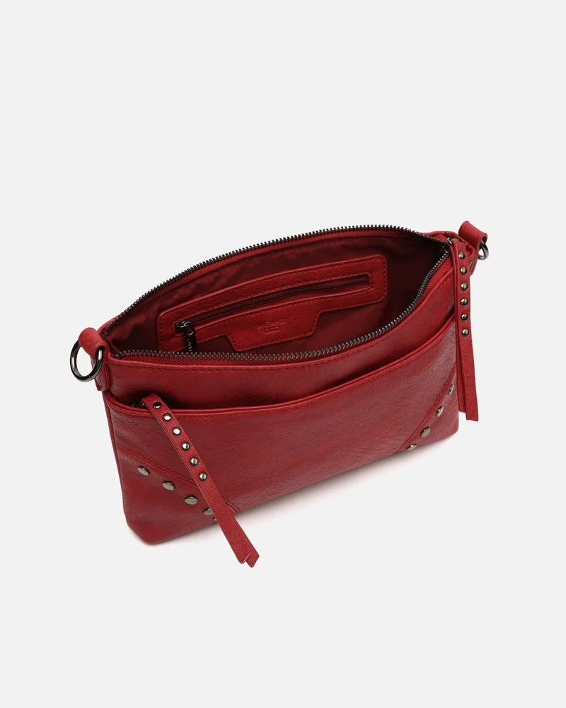 Sereny bolso bandolera pequeño con detalles metálicos