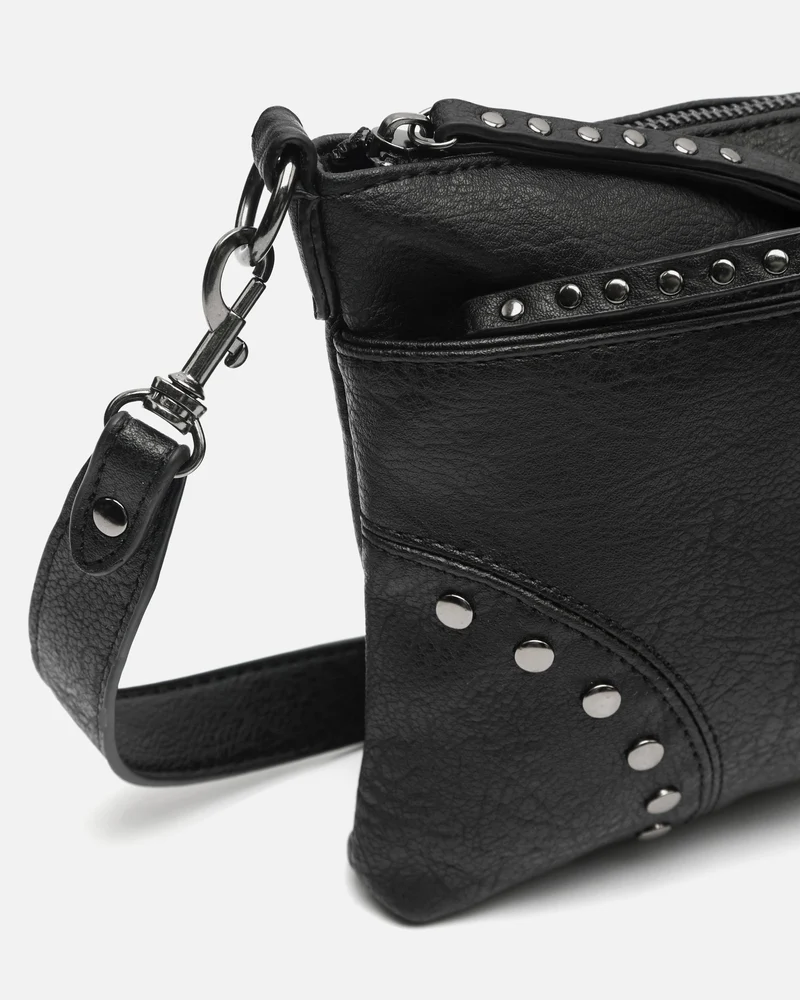 Sereny bolso bandolera pequeño con detalles metálicos