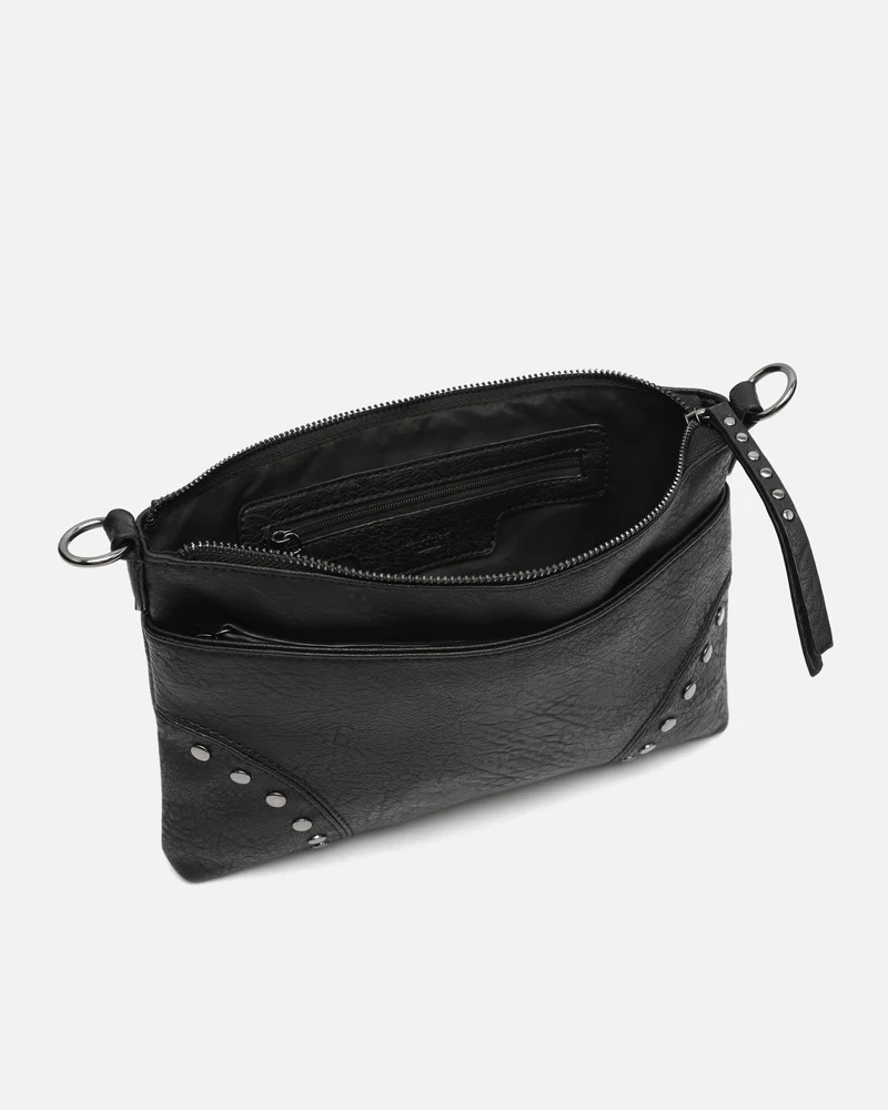 Sereny bolso bandolera pequeño con detalles metálicos