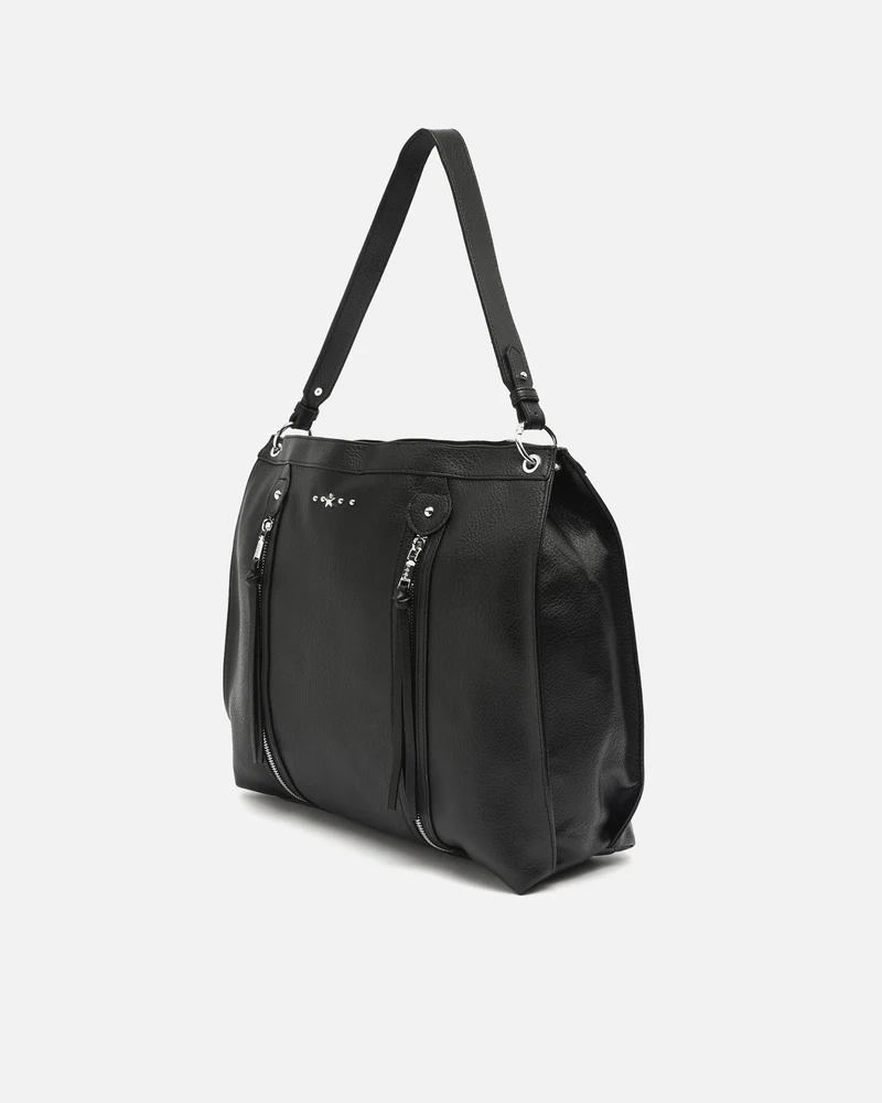 Zabali bolso de hombro grande con detalles metálicos