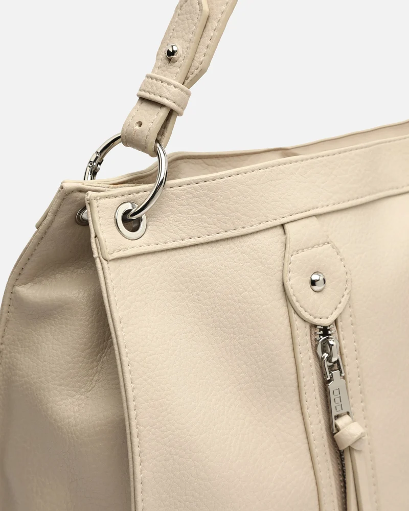 Zabali bolso de hombro grande con detalles metálicos