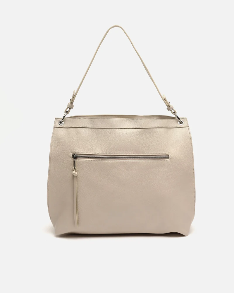 Zabali bolso de hombro grande con detalles metálicos