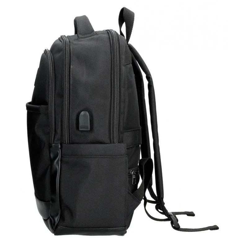 Mochila para portátil 15,6 ich. Pepe Jeans Sander tres Compartimentos