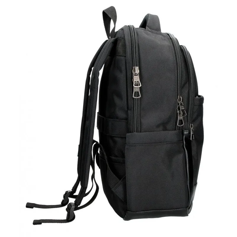 Mochila para portátil 15,6 ich. Pepe Jeans Sander tres Compartimentos