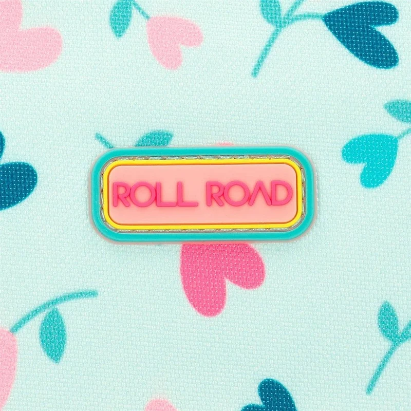 Mochila Escolar Roll Road Queen of hearts Dos Compartimentos adaptable a carro