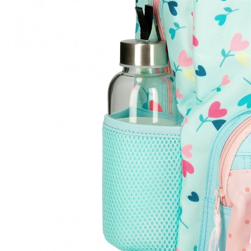 Mochila Escolar Roll Road Queen of hearts Dos Compartimentos adaptable a carro