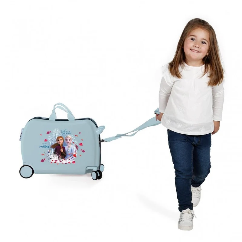 Maleta Infantil Frozen Trust your journey con 2 ruedas multidireccionales