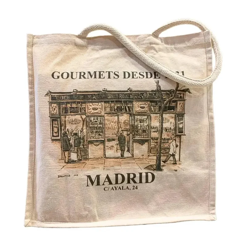 Bolsa de Tela Fachada Mantequerías Bravo (Tote Bag)