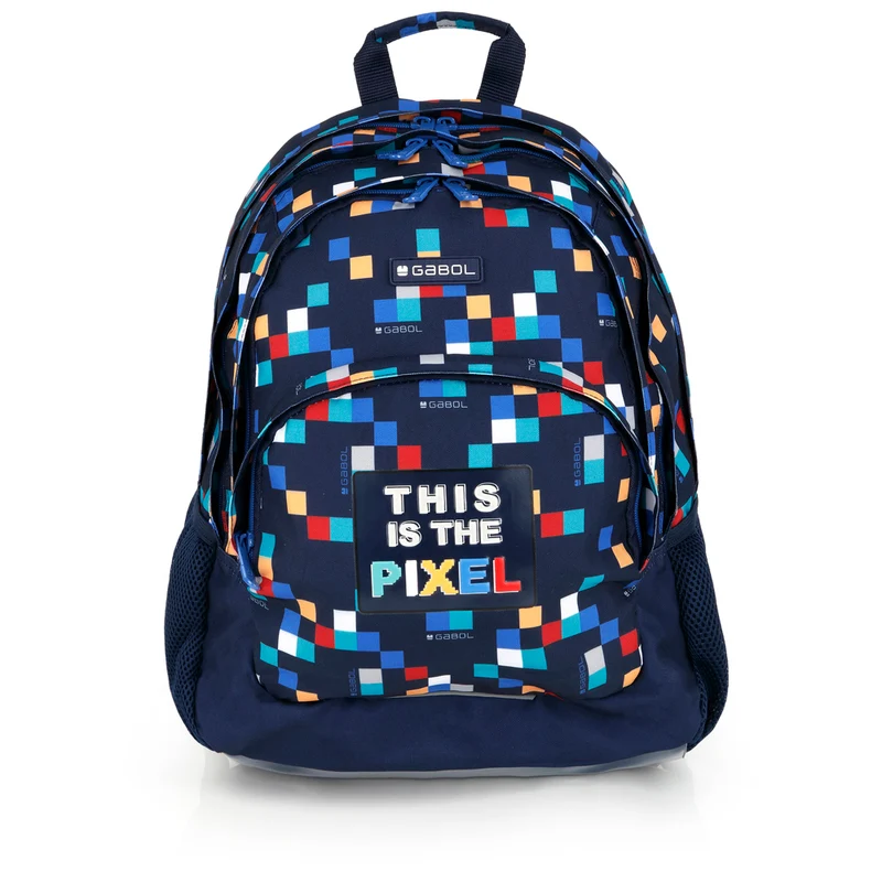 GABOL MOCHILA ESCOLAR CON 3 DEPARTAMENTOS CUBIK