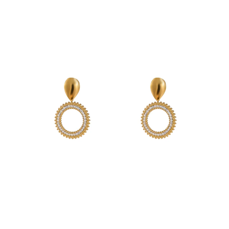 Day & Eve Shiny Round Dangles