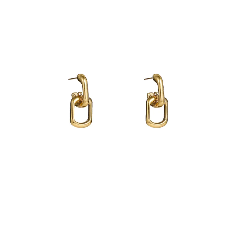 Day & Eve Open Square Hoops
