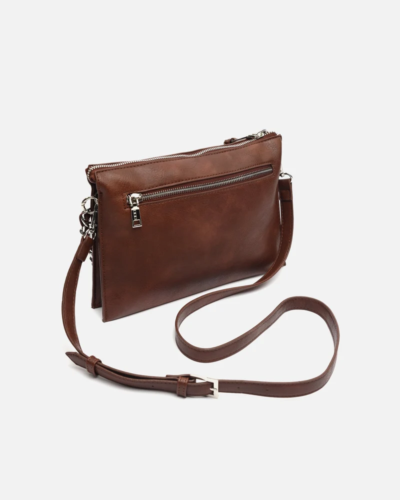 Rizu bolso bandolera pequeño con detalles metálicos ED.