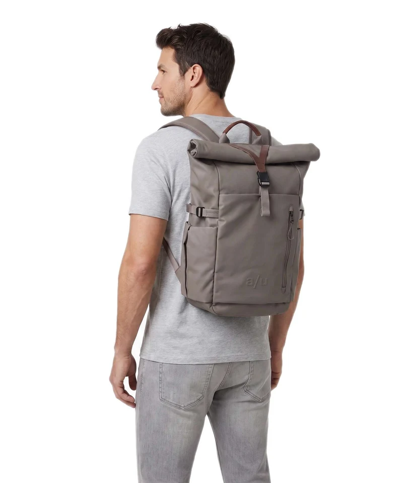 Aunts & Uncles Japan RE Tokachi Mochila roll-top volcano grey