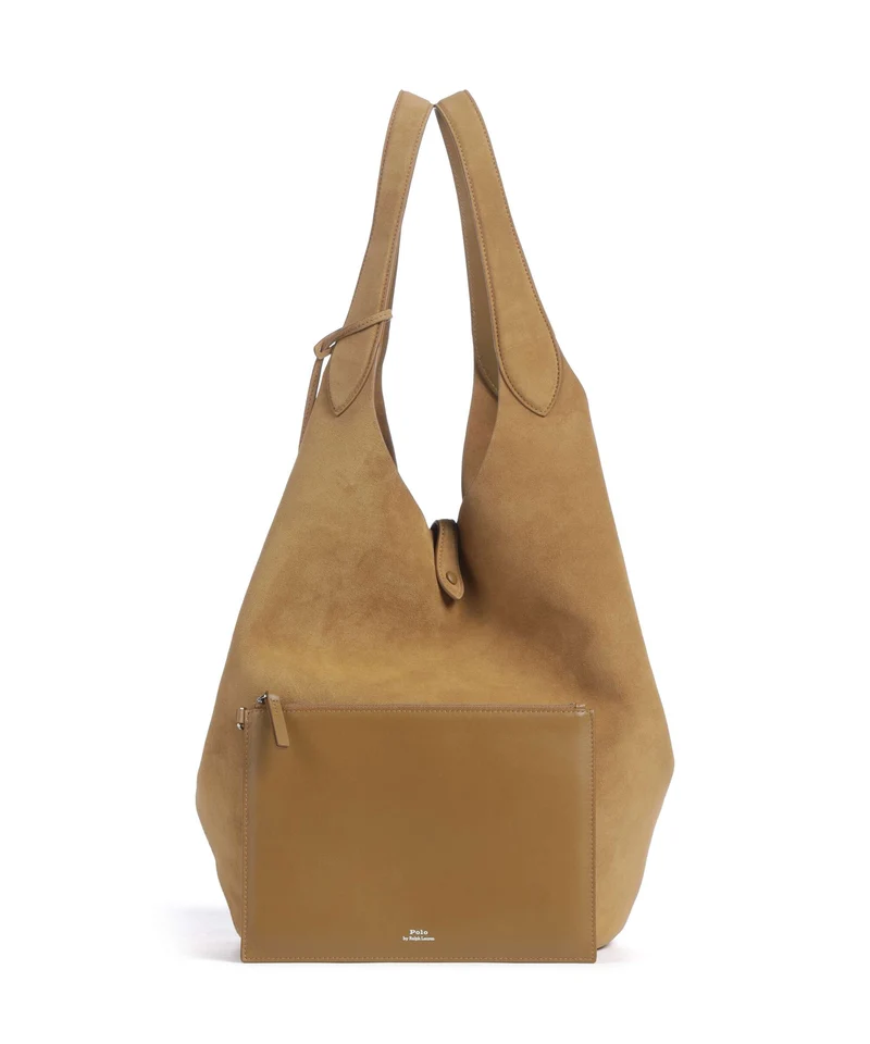 Polo Ralph Lauren Play Large Bolso de hobo caramel