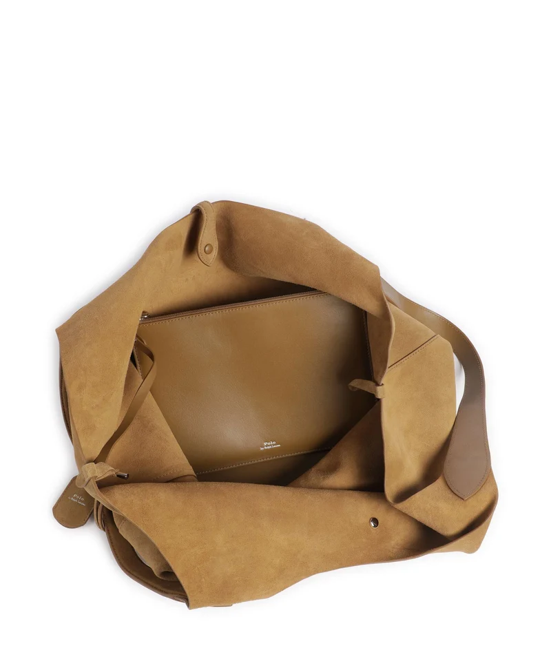 Polo Ralph Lauren Play Large Bolso de hobo caramel