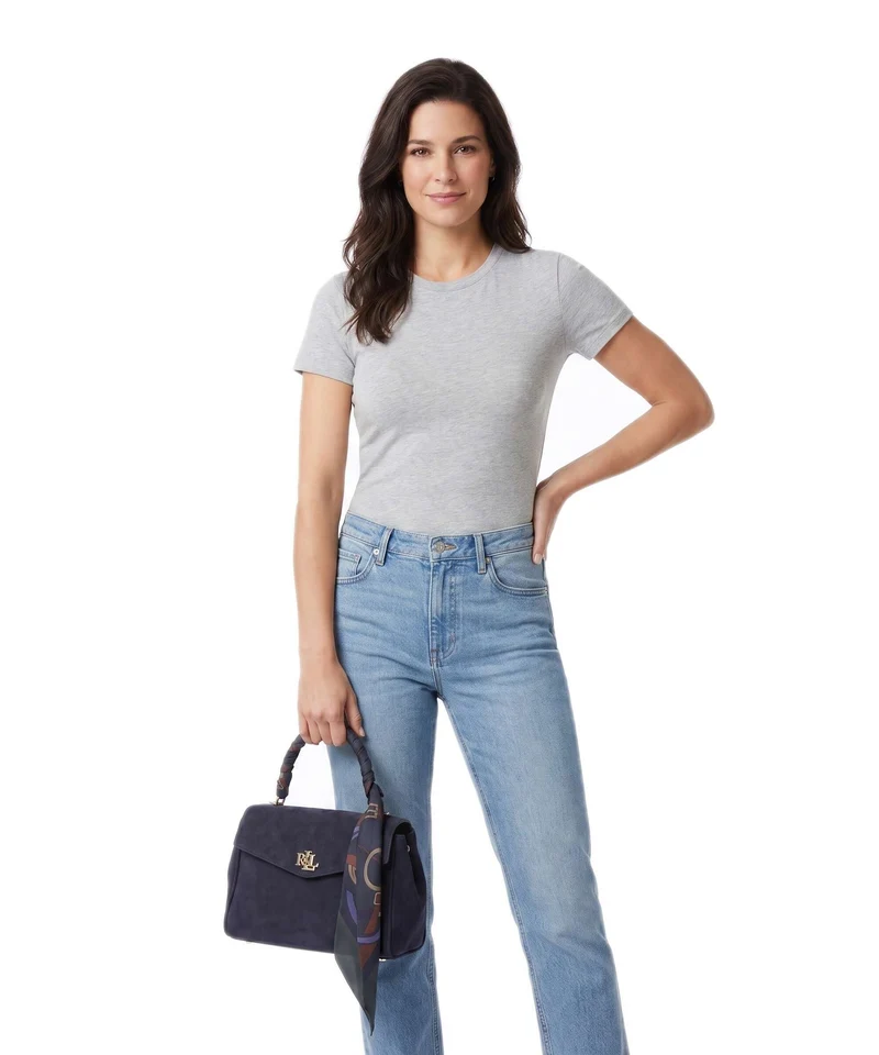 Lauren Ralph Lauren Farrah Small Bolso de mano lauren navy/urban bltng/navy multi