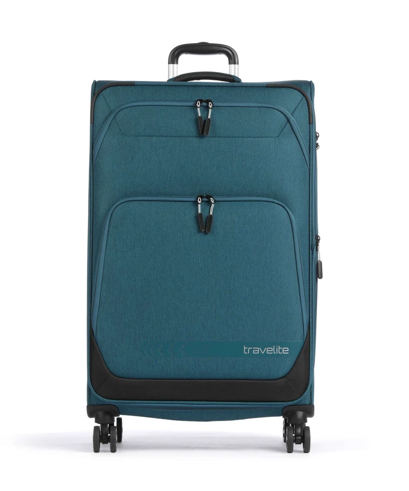Travelite Kick Off Maleta con 4 ruedas petrol