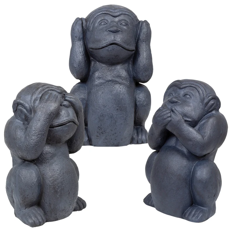 Gorilla 3 Designs, Farbe schwarz, 22x18x35cm, VE-3