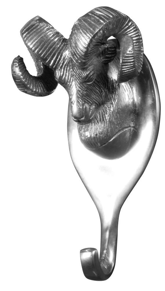 Aluminium Kleiderhaken Schafbock