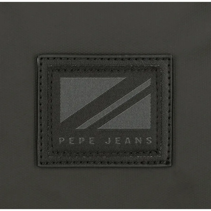 Mochila porta ordenador Pepe Jeans Hoxton tres compartimentos negro