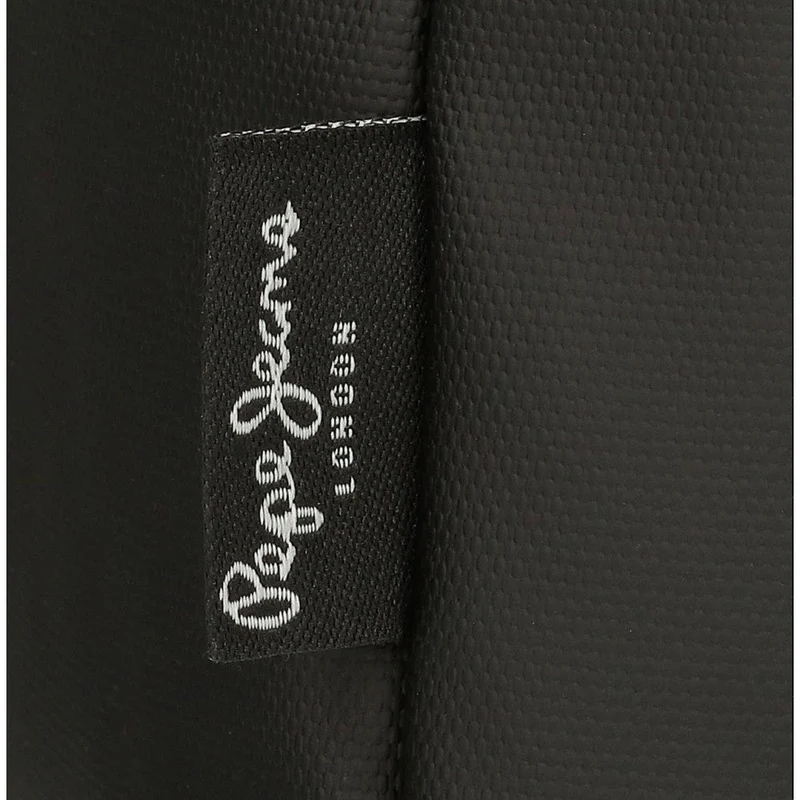 Mochila porta ordenador Pepe Jeans Hoxton tres compartimentos negro