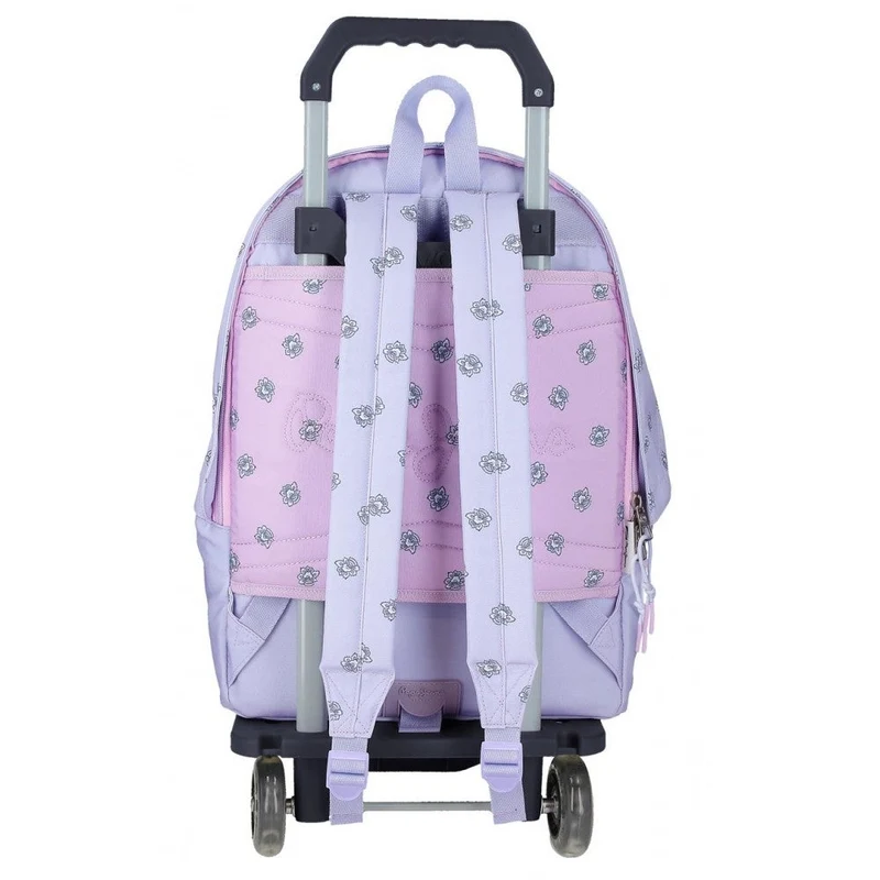 Mochila porta ordenador Pepe Jeans Becca dos compartimentos 44 cm con carro