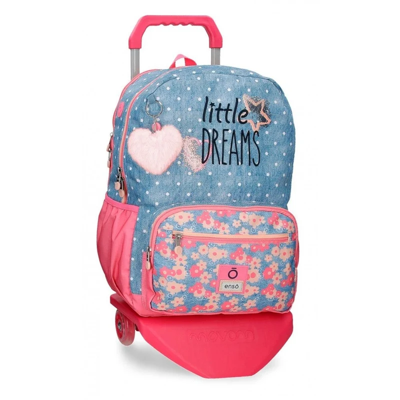 Mochila porta ordenador Enso Little Dreams dos compartimentos con carro