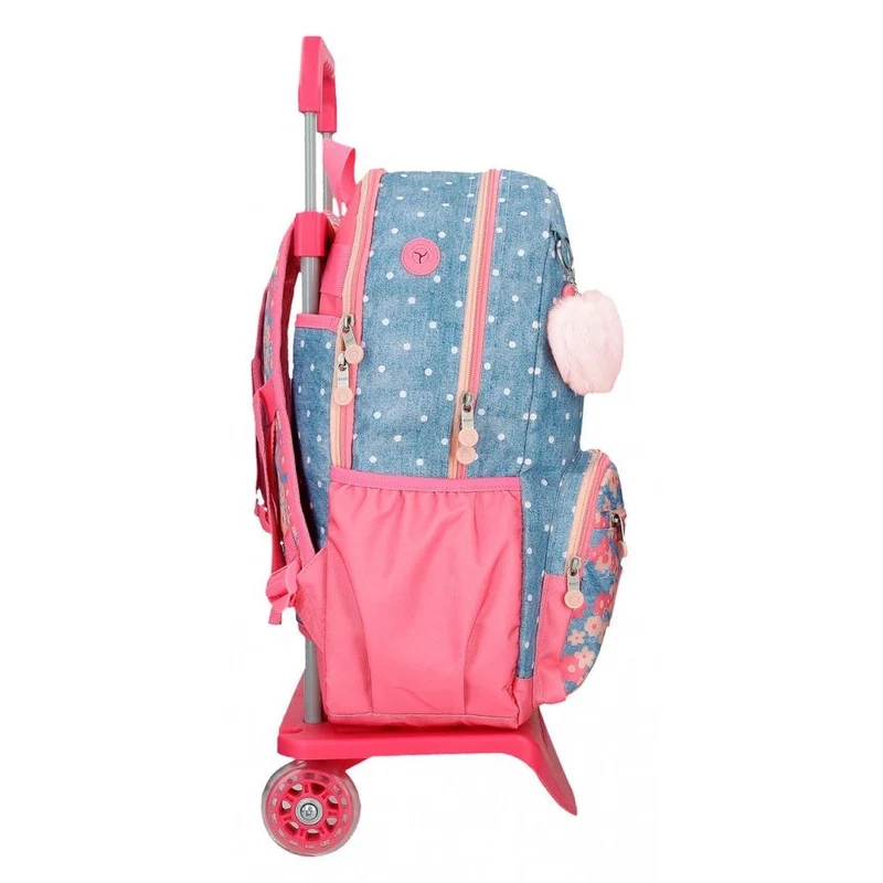 Mochila porta ordenador Enso Little Dreams dos compartimentos con carro