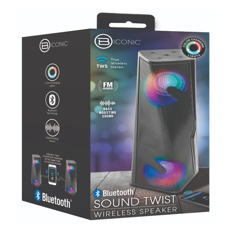 Biconic Parlante Inalámbrico Portátil Angeled Sound Twist