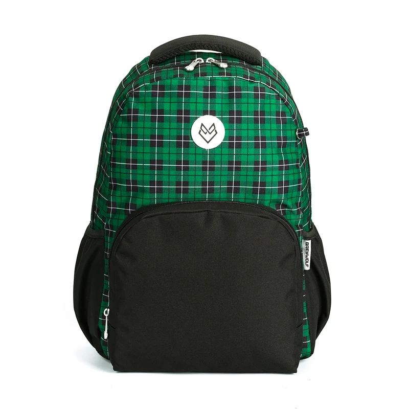 BLAZER BACKPACK GREEN SQUARES