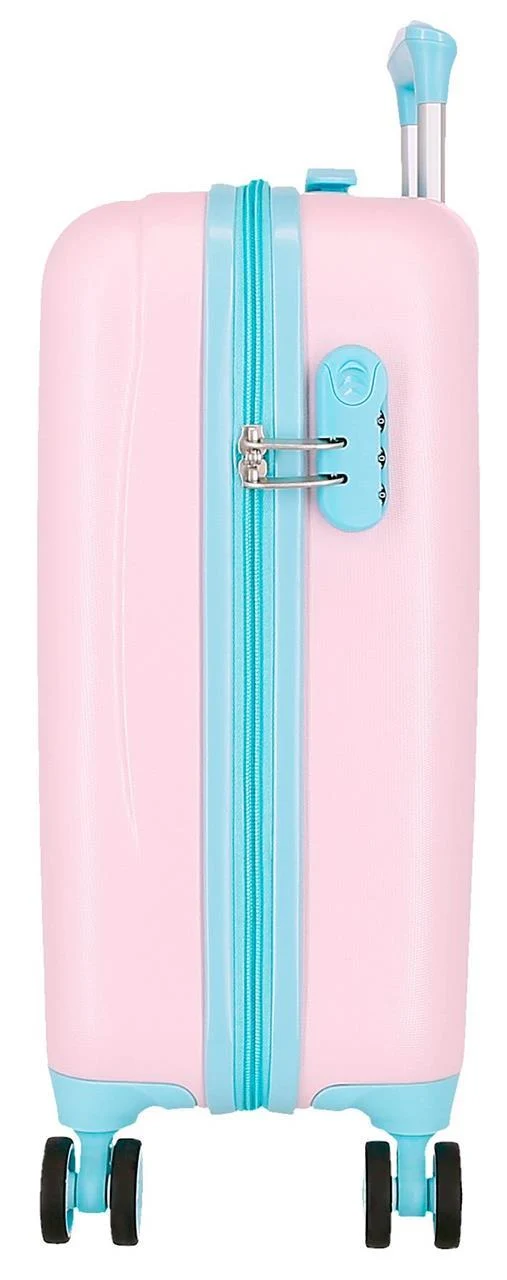 2091341 TROLLEY ABS 50 CM.4R. STITCH IN THE WORLD ROSA