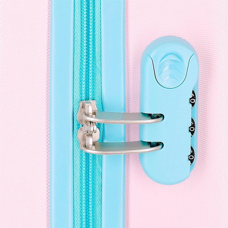 2091341 TROLLEY ABS 50 CM.4R. STITCH IN THE WORLD ROSA